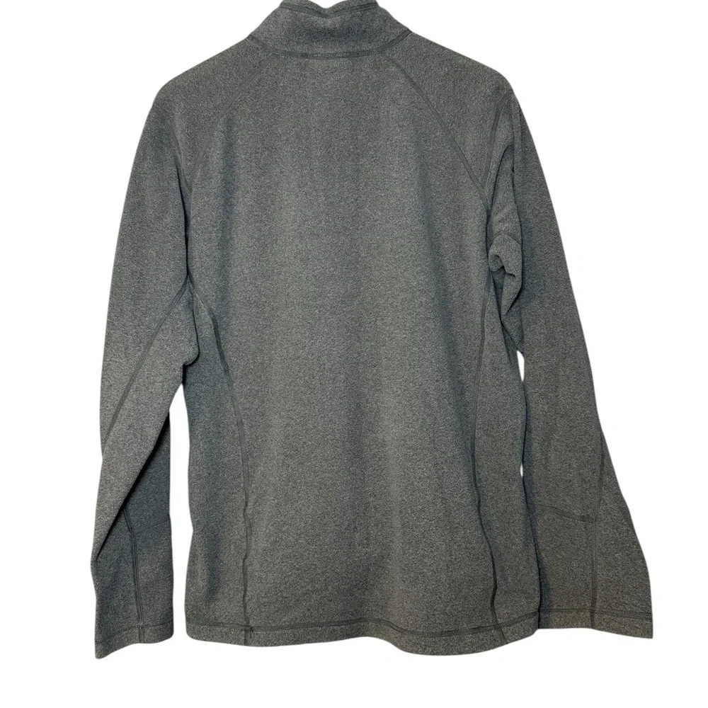 The North Face Men’s Medium Gray Quarter Zip Fleece Pullover Sweatshirt